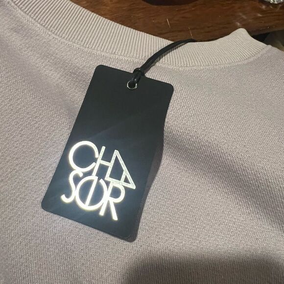 NWT Chaser women's centric oversized fit sweatshirt size small in grey‎ - Picture 13 of 14